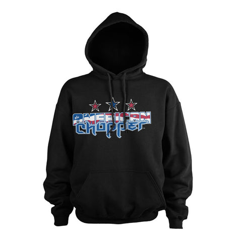 Hoodie American Chopper Flag Logo Orange County