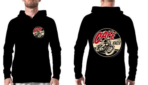 Hoodie sweat com gorro Cafe Racer