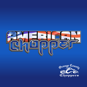 Hoodie American Chopper Flag Logo Orange County