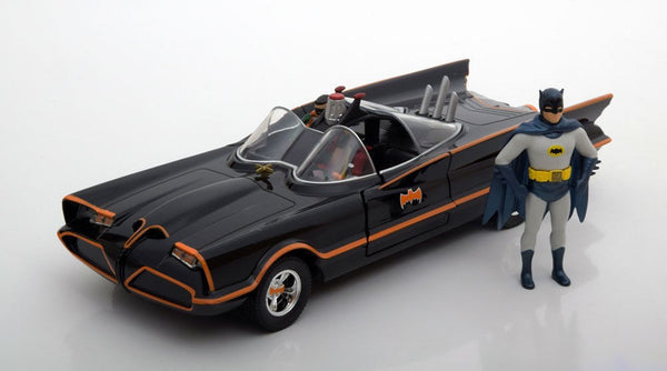 Miniatura Escala 1:24 Batman Batmobile Classic TV Serie