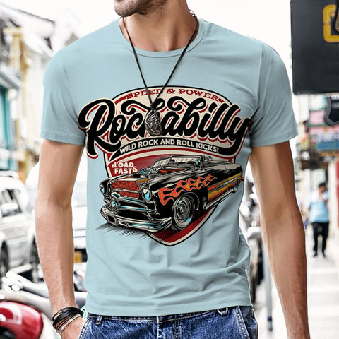 T-shirt Rockabilly Speed Power