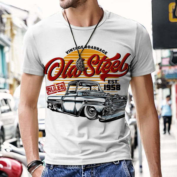 T-shirt Old Steel Car