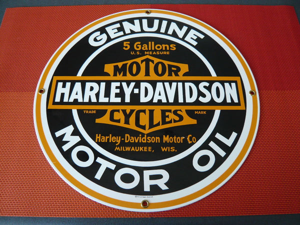 Chapa esmaltada Harley Davidson