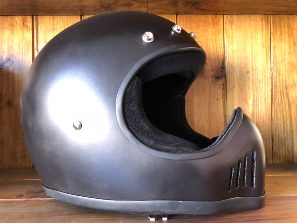 Capacete Bandit Historic Motocross preto mate