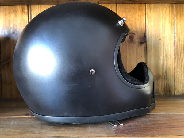 Capacete Bandit Historic Motocross preto mate