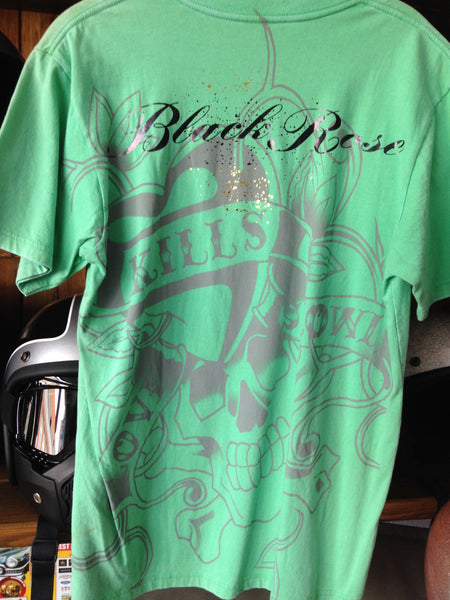 T-shirt Black Rose