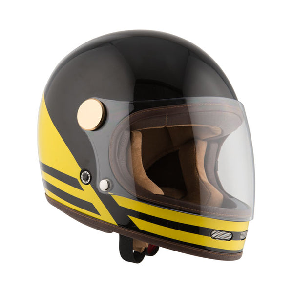 Capacete By City II Yellow Black