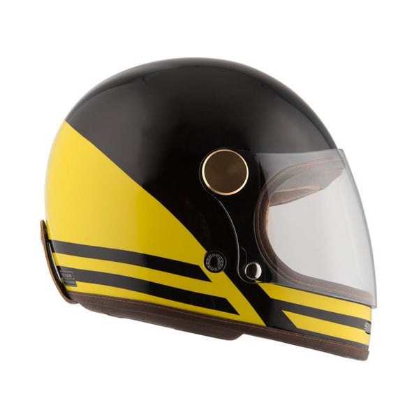 Capacete By City II Yellow Black