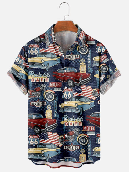 Camisa Route 66 all cars Hawaii Style