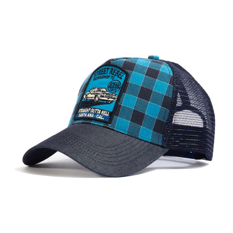 Boné Cap King Kerosin Street Rebel Cap Stone Blue