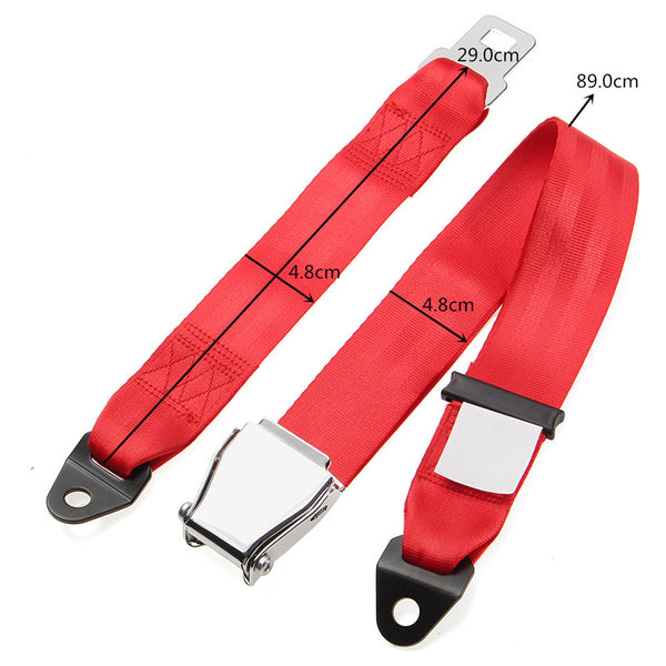 2x Cintos Segurança Vermelho Cintura