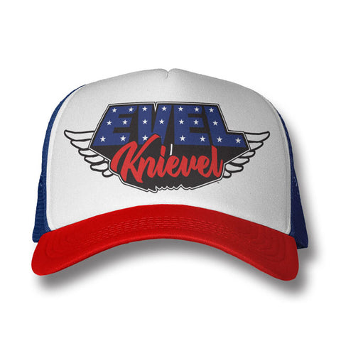 Boné Trucker Cap Chapéu Cap Hat Evel Knievel Daredevil