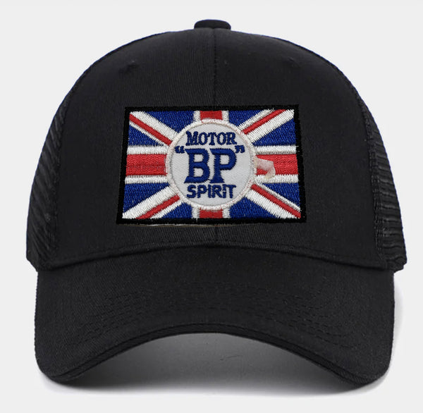 Boné Trucker Cap Rede Bordado Motor BP Spirit British