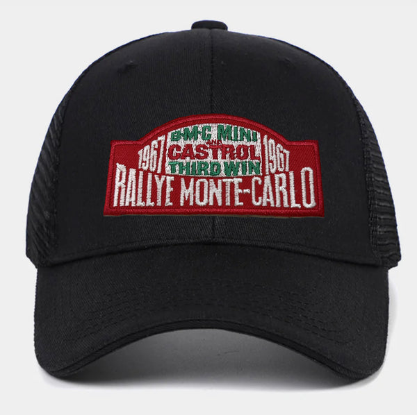 Boné Trucker Cap Rede Bordado Rallye Monte-Carlo