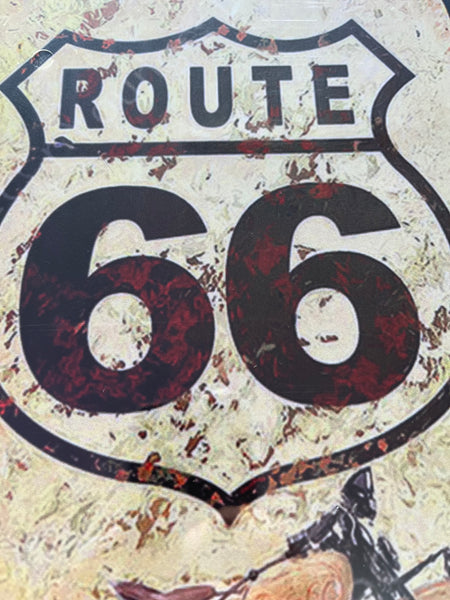 Chapa Metal Sign 30x20 Route 66