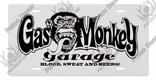 Chapa Metal Sign 30x20 GAS MONKEY GARAGE