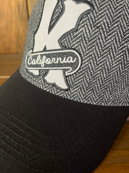 Boné Cap King Kerosin California Black Grey