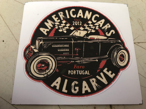 Autocolante Americancars Algarve Hot Rod
