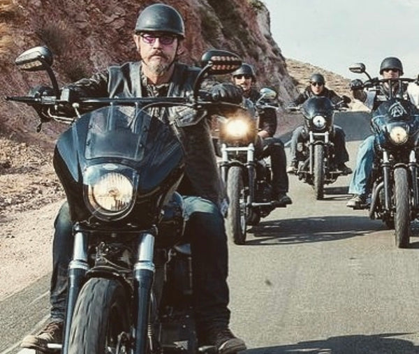 Capacete Sons of Anarchy Preto Mate