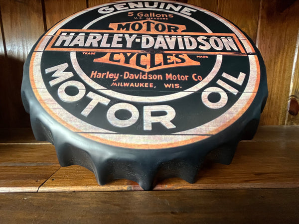 Metal Sign Carica Harley Davidson 35cm