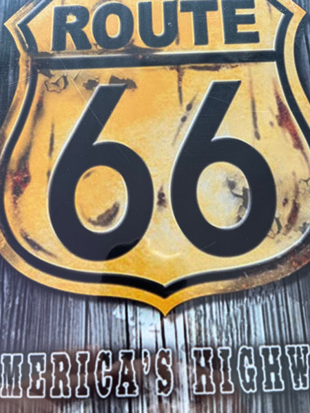 Chapa Metal Sign 30x20 Route 66