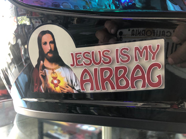 Autocolante Jesus is my Airbag