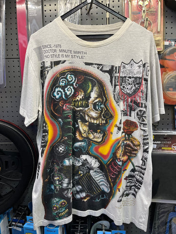 T-shirt Skull Rose