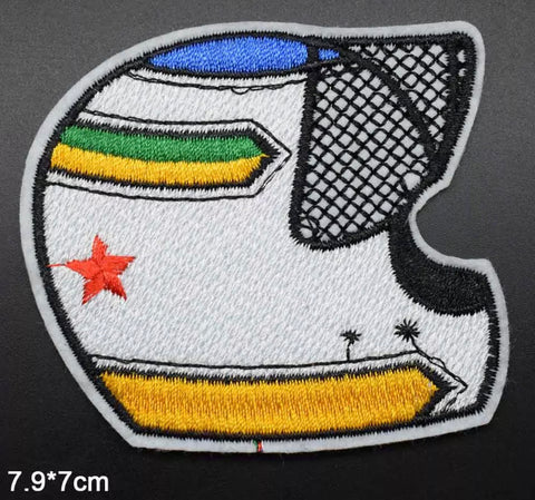 Patch Bordado Capacete