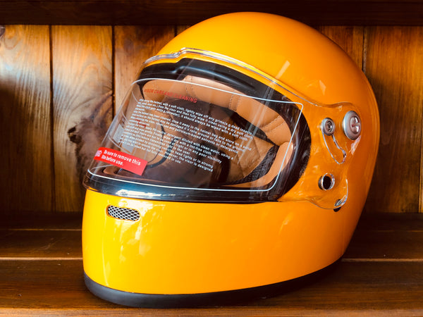 Capacete Cool Garage Race Yellow Gloss