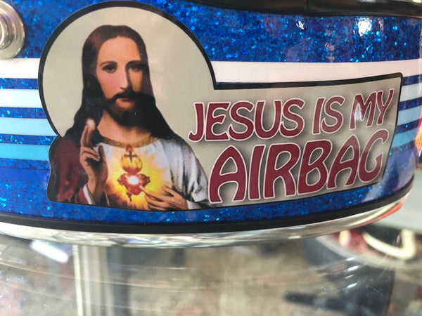 Autocolante Jesus is my Airbag