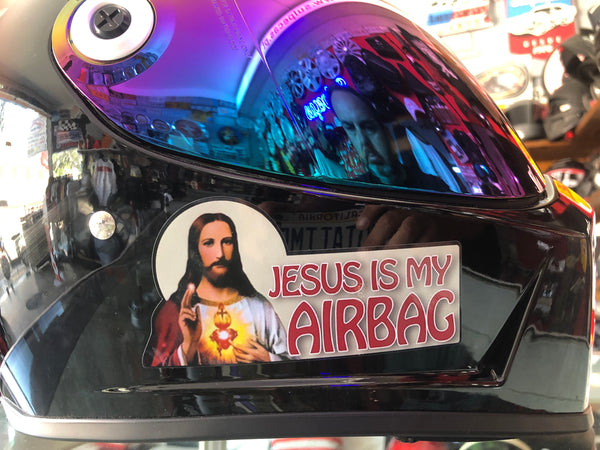 Autocolante Jesus is my Airbag
