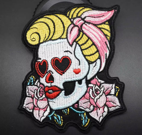 Patch Bordado Pin up