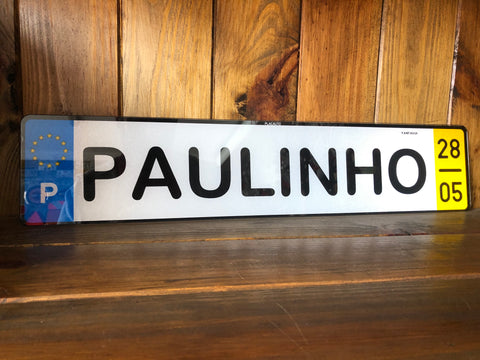 Matricula personalizadas com nome