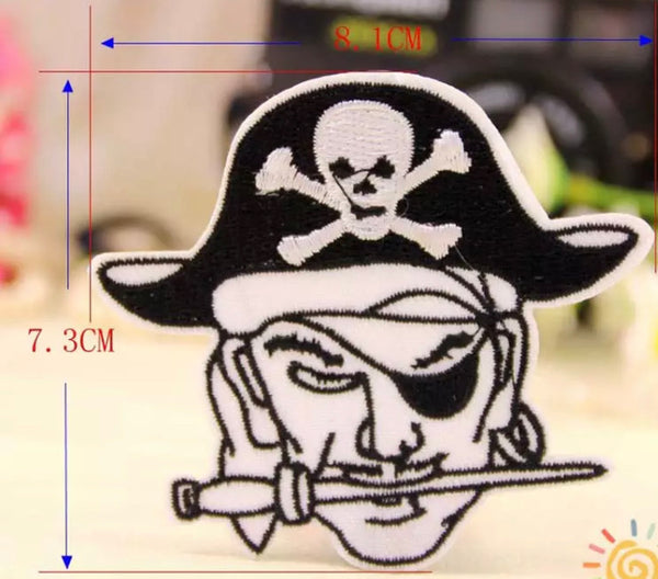 Patch Bordado Pirata