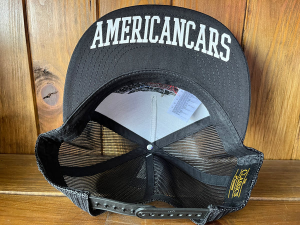 Boné Snapback Americancars Algarve Chapéu Cap Hat Black