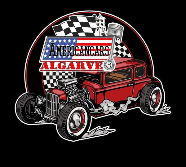 T-shirt Americancars Algarve Red Hot Rod