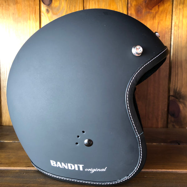 Capacete Bandit Jet Premium Black Matt
