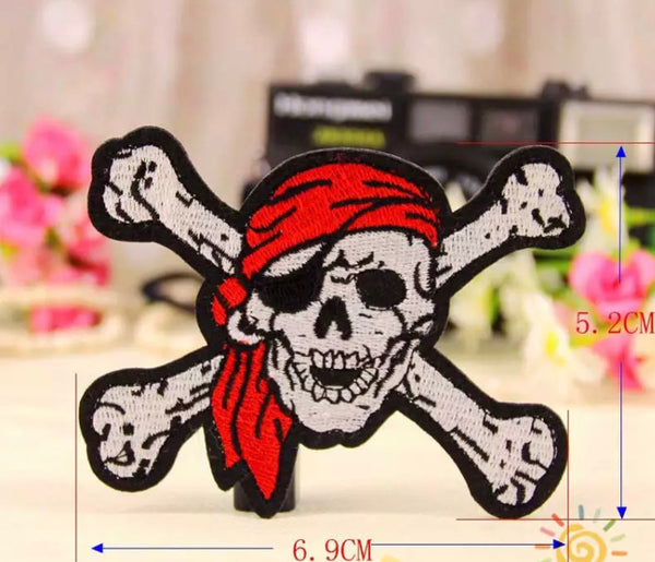 Patch Bordado Pirata