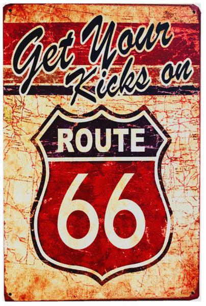 Chapa Metal Sign 30x20 Route 66