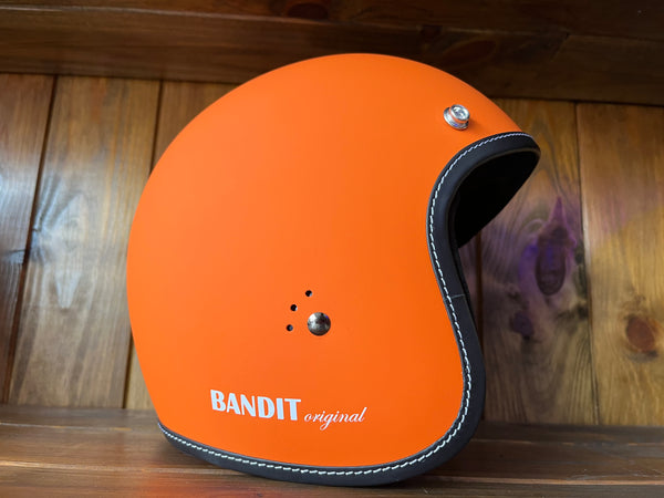 Capacete Bandit Jet Premium Matt Orange