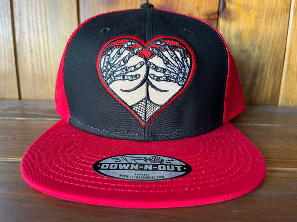 Boné Down-n-Out Chapéu Trucker Cap Hat Grab Death Snapback