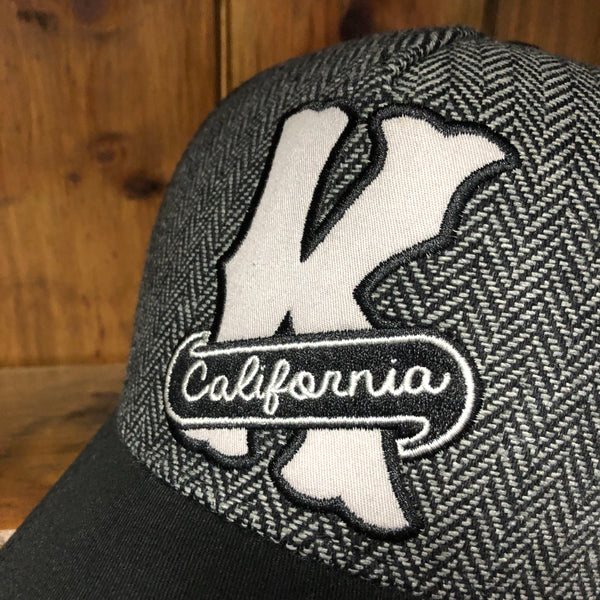 Boné Cap King Kerosin California Black Grey