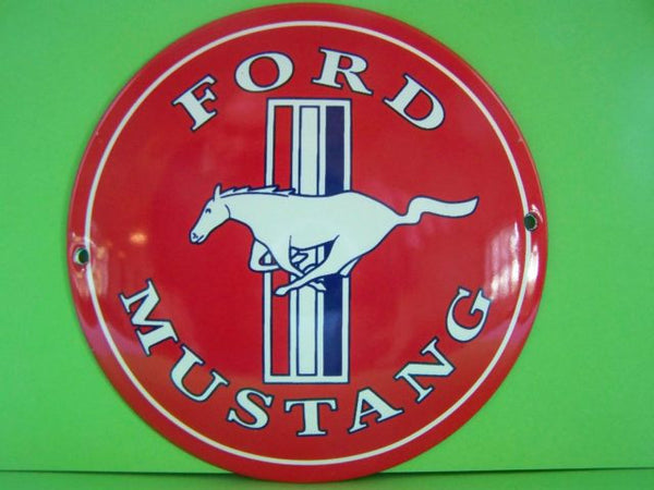 Chapa esmaltada Ford Mustang