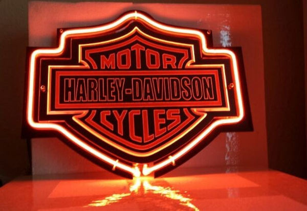 Neon Harley Davidson