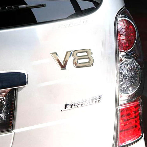 Emblema cromado V8